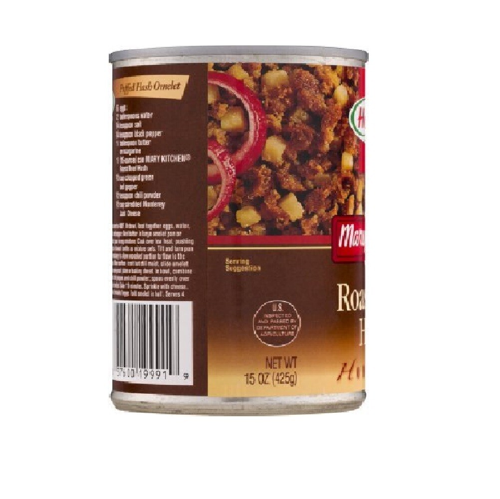 Hormel Mary’s Kitchen Hash ROAST BEEF Homestyle, 15 ounce, 6 Count