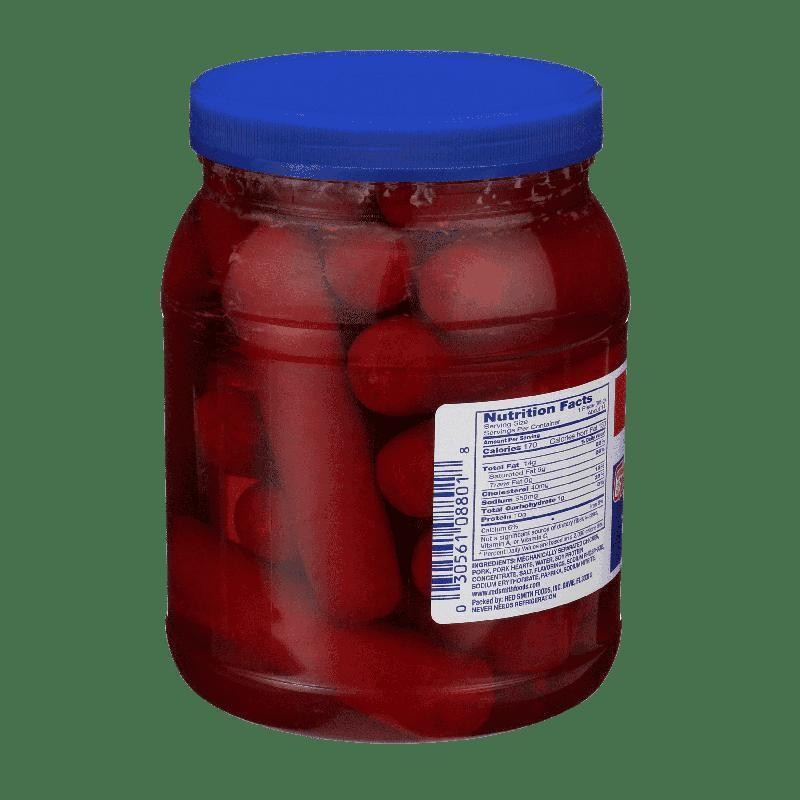 Ready To Eat Pickled Sausage Convenient Resealable Jar Fully Cooked Snack New