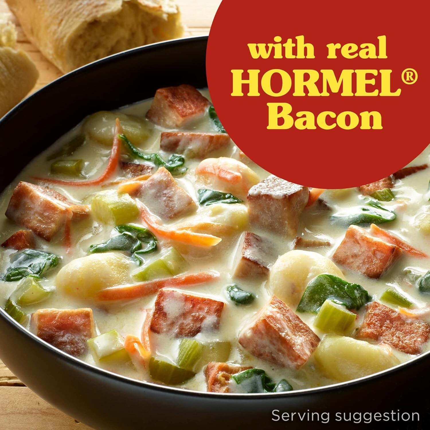 Delicious Hormel Bacon with 7g Protein – 12 oz Cans, 12 Count for Family Dinners