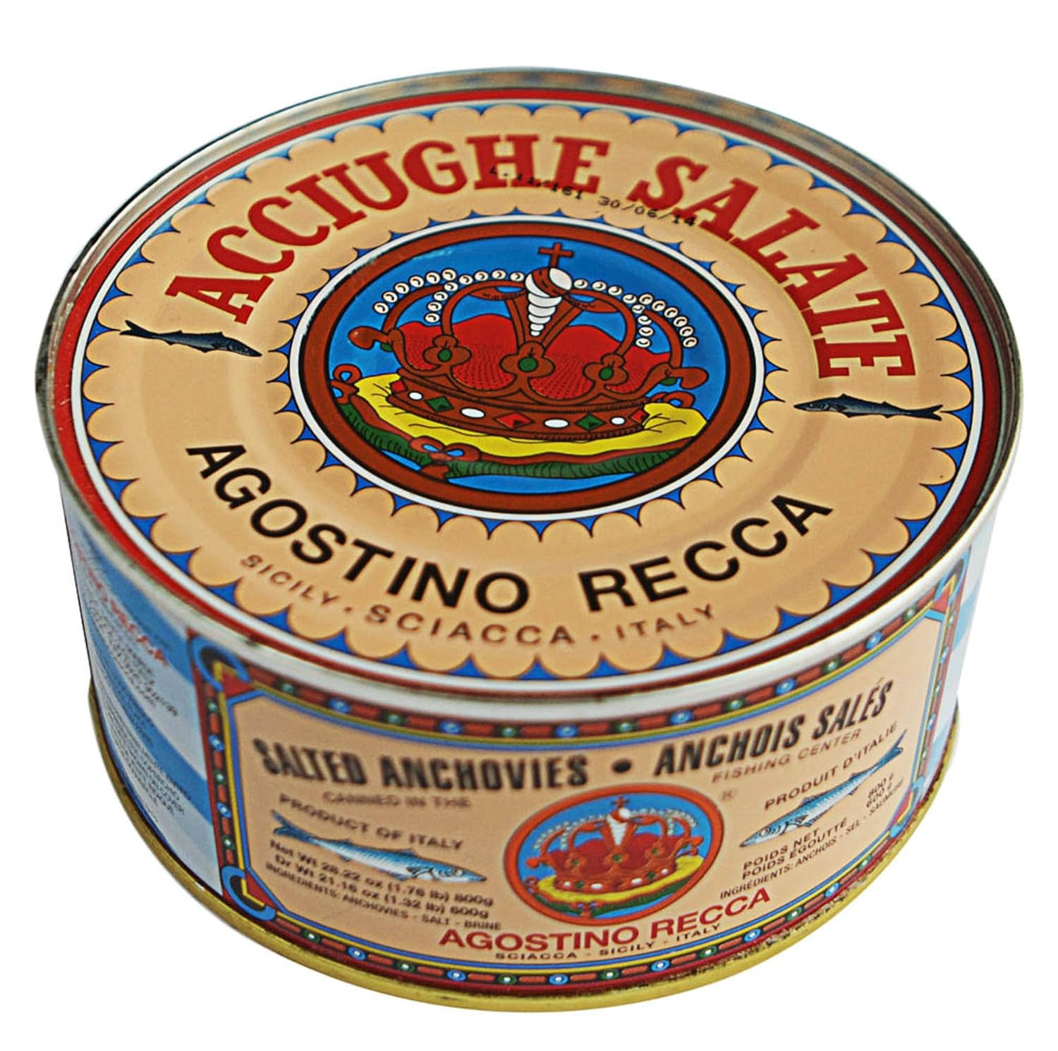 Salted Whole Anchovies 800g Premium Seafood for Cooking & Recipes