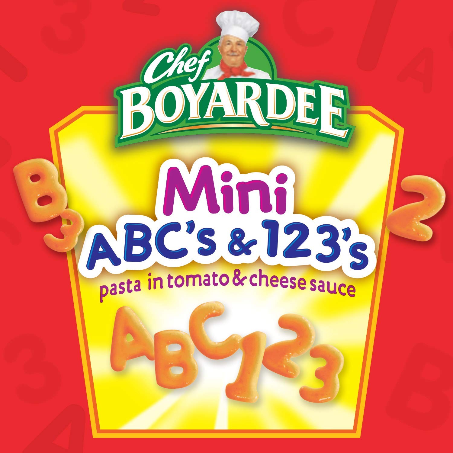 Chef Boyardee Mini 15 Ounce (Pack of 4), ABC’s & 123’s with Meatballs