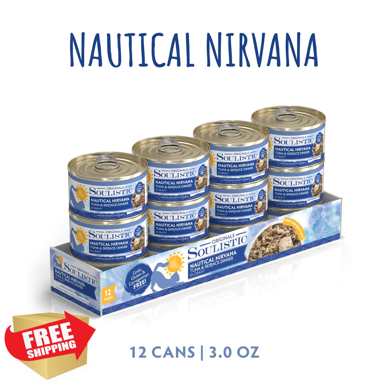 Soulistic Nautical Nirvana Tuna 3oz Can (12 Pack)