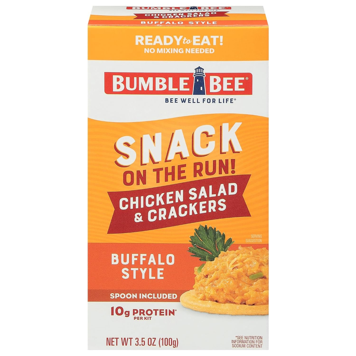 Bumble Bee Snack On The Run Buffalo Chicken Salad with Crackers Kit, 3.5 oz