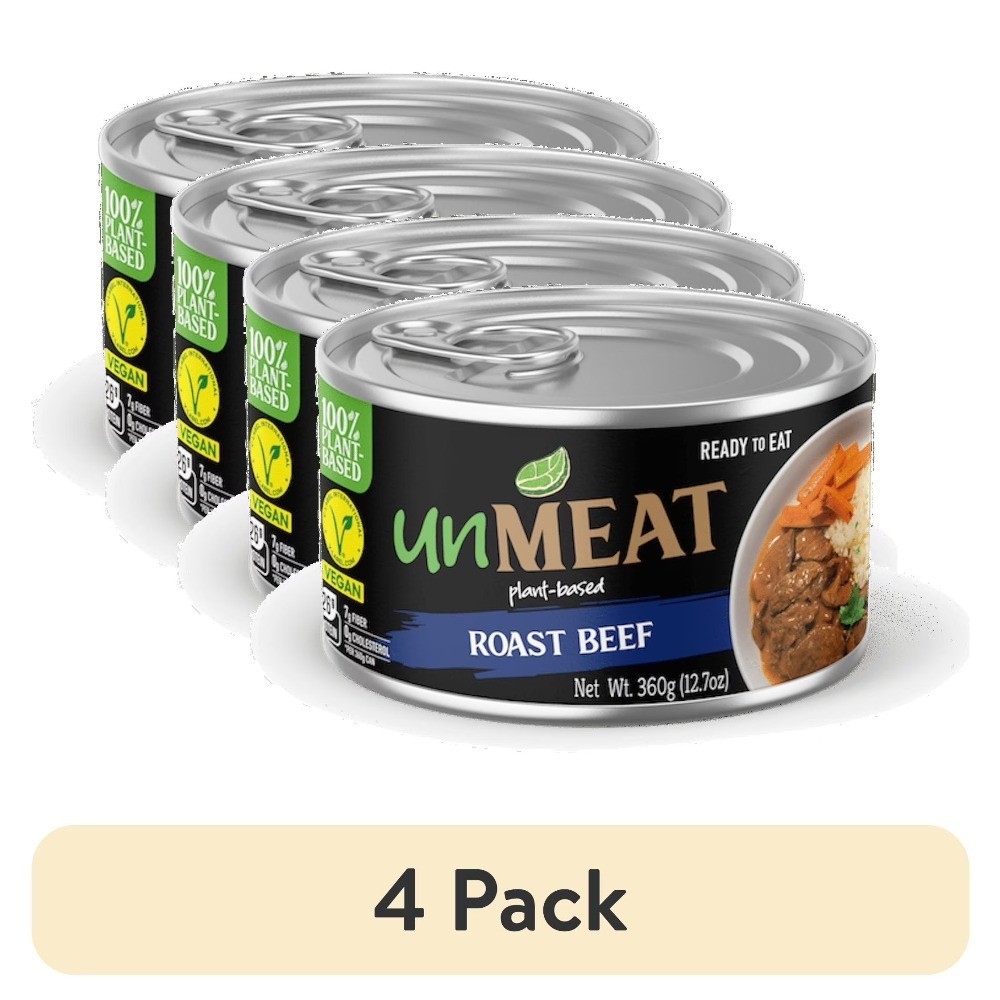 Roast Beef Style Wet Dog Food 12.7 oz Can 4-Pack Premium Quality