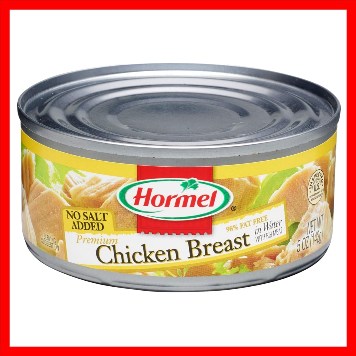 No Salt Added Canned Chicken Breast – High-Protein, Gluten-Free, Ready-to-Eat