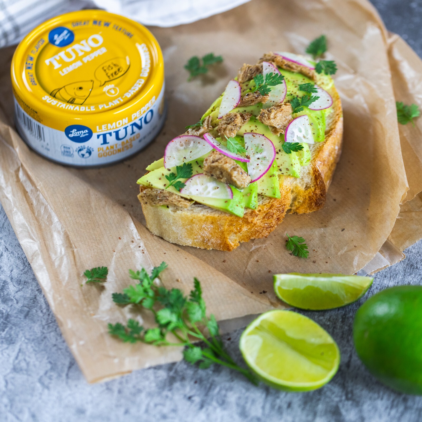 Loma Linda – Lemon Pepper Tuno (5 oz.) – Fishless Tuna – Vegan