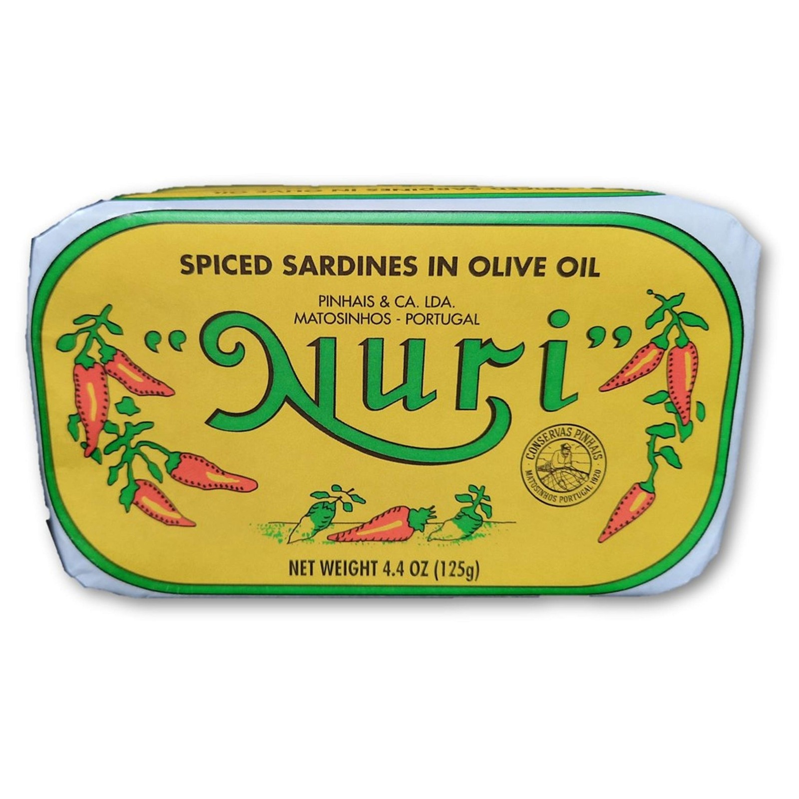Portuguese Sardines in Spiced Olive Oil – 2 Pack – (4.4 oz cans)