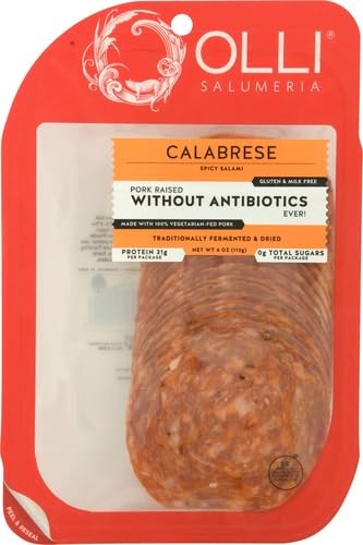 Olli Salumeria SALAMI CALABRESE SLICED, 4 OZ