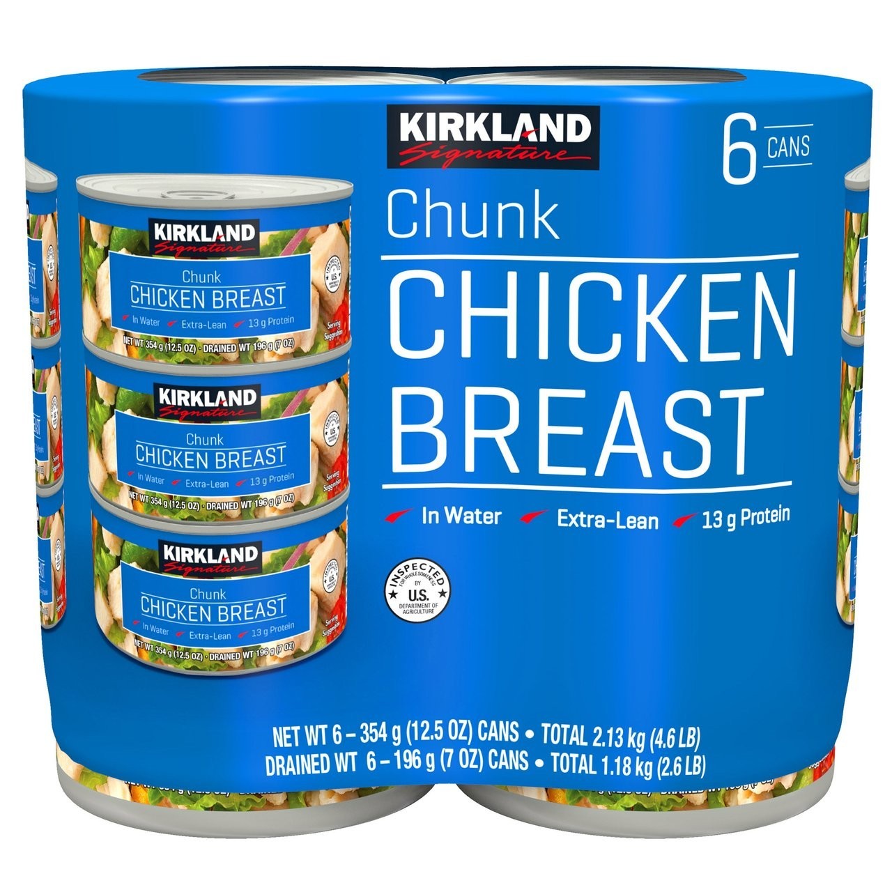 Kirkland Signature, Chicken Breast, 12.5 oz, 6-Count New