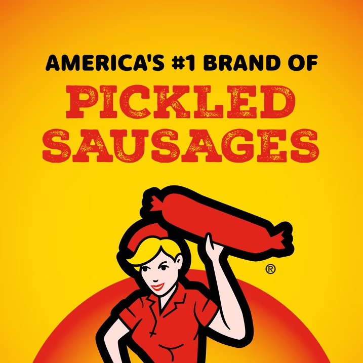 Penrose Big Mama Pickled Sausage, 10g Protein per Sausage, 2.4 oz., 6-Count