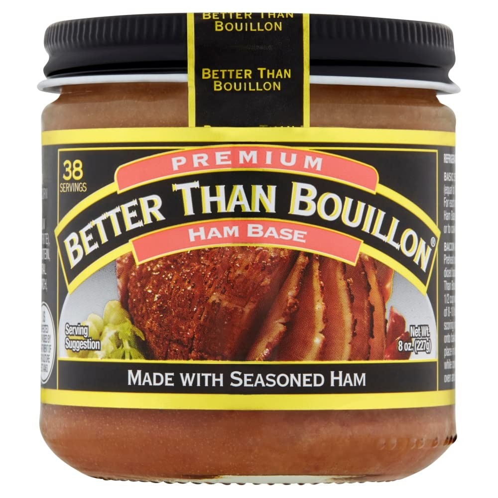 Better Than Bouillon Premium Ham Base, Made with Seasoned 8 Ounce (Pack of 1)