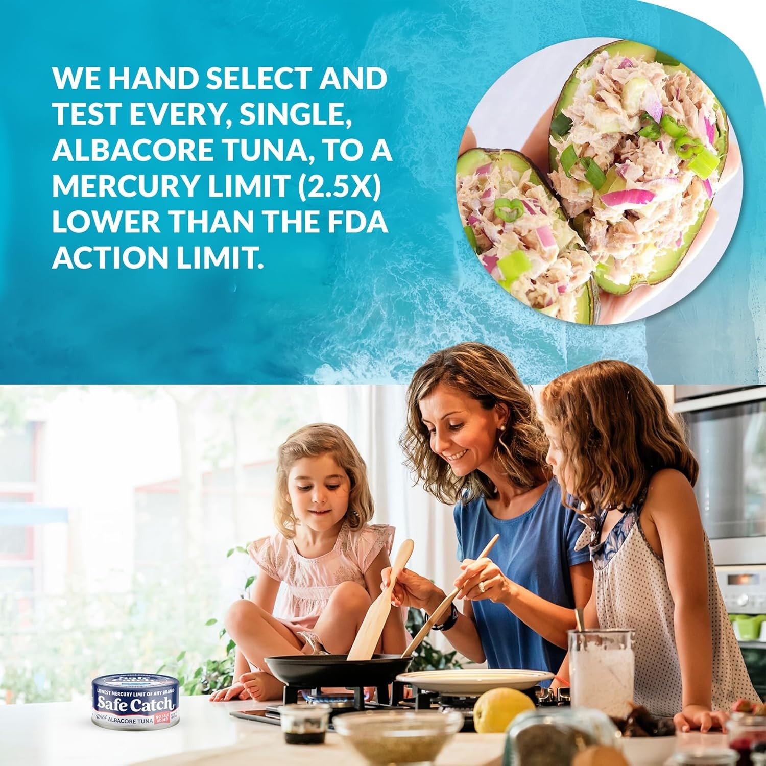 Safe Catch Albacore Tuna No Salt, 5oz 6-Pack