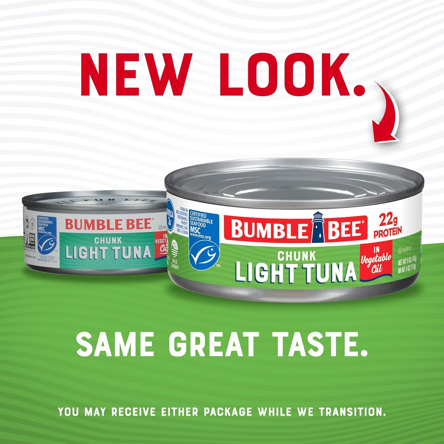 Bumble Bee Chunk Light Tuna In Oil, 5 Oz Cans, 24-PK, Wild Caught Skipjack Tuna