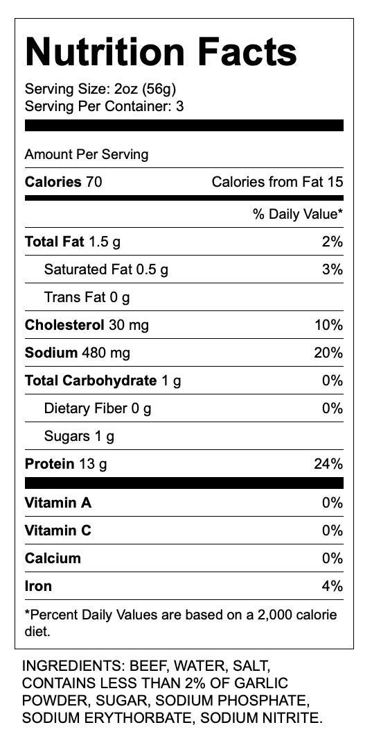 Delicious 6 oz Thin Sliced Corned Beef – High Protein, No Fillers, Low Calorie