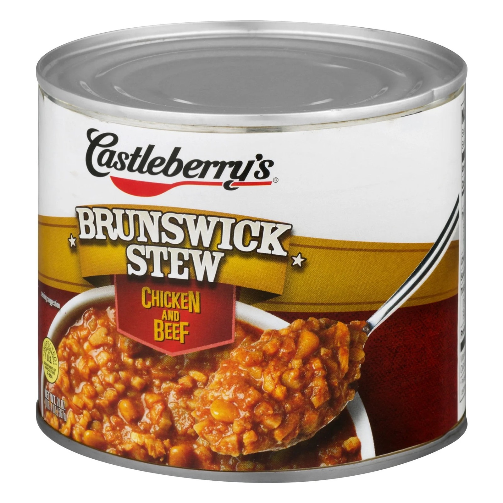 (2 pack) Castleberry’s Brunswick Stew with Chicken and Beef, 20 oz Can