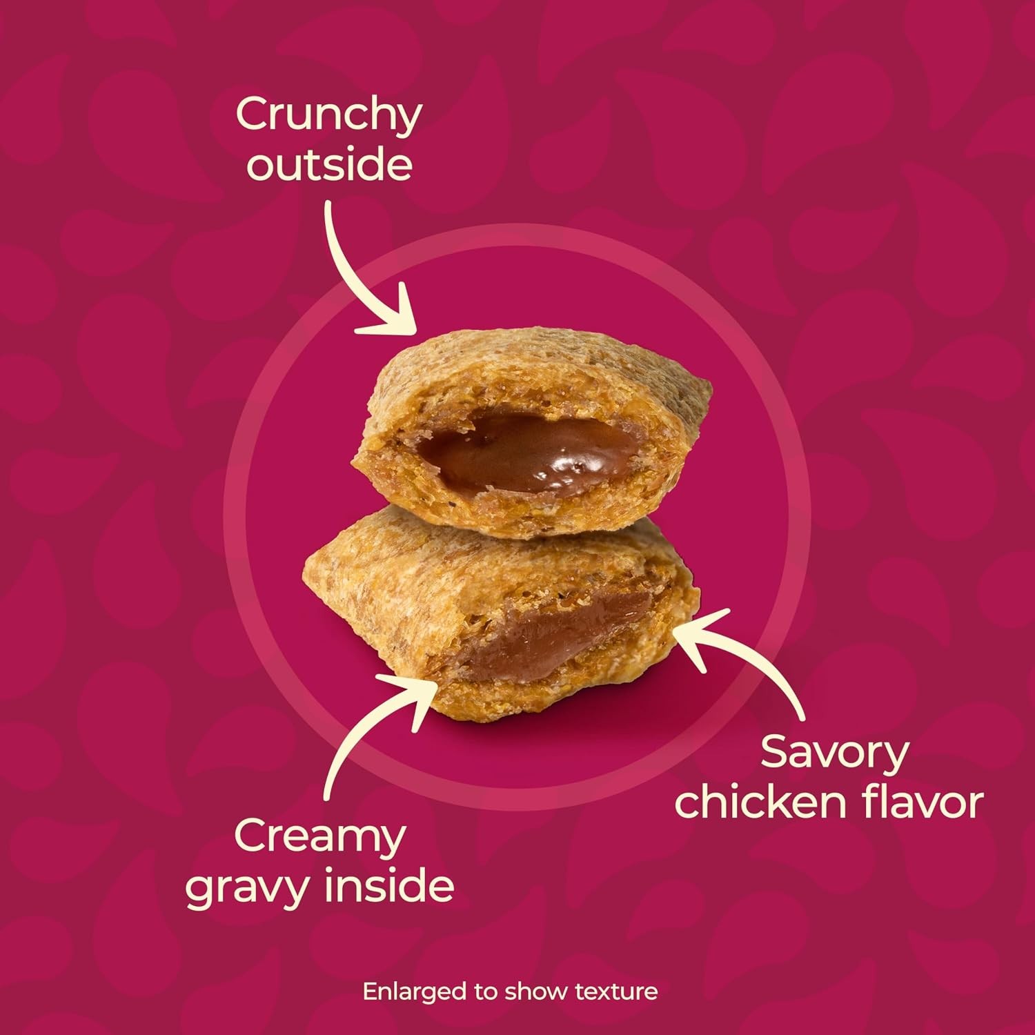 Meow Mix Gravy Bursts Chicken Flavored Cat Treats, 6.3 Oz. Bags (Pack of 5)