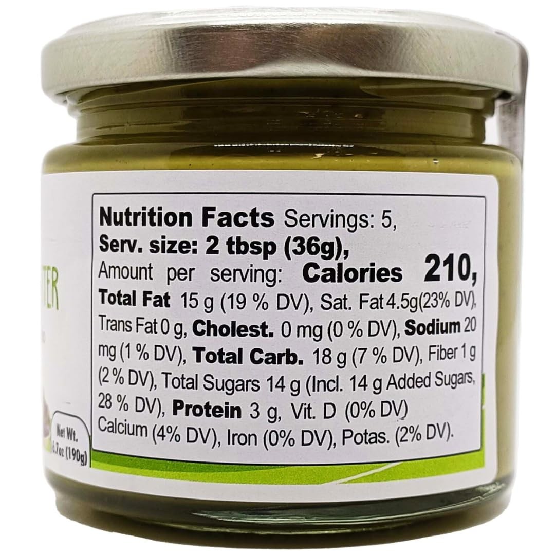 2 Pack – Pistachio Butter Sweet Spreadable Cream, 6.7 oz (190g)