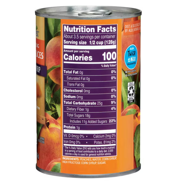 Sweet Harvest Peach Slices in Heavy Syrup, 15.25 oz – Pack of 3