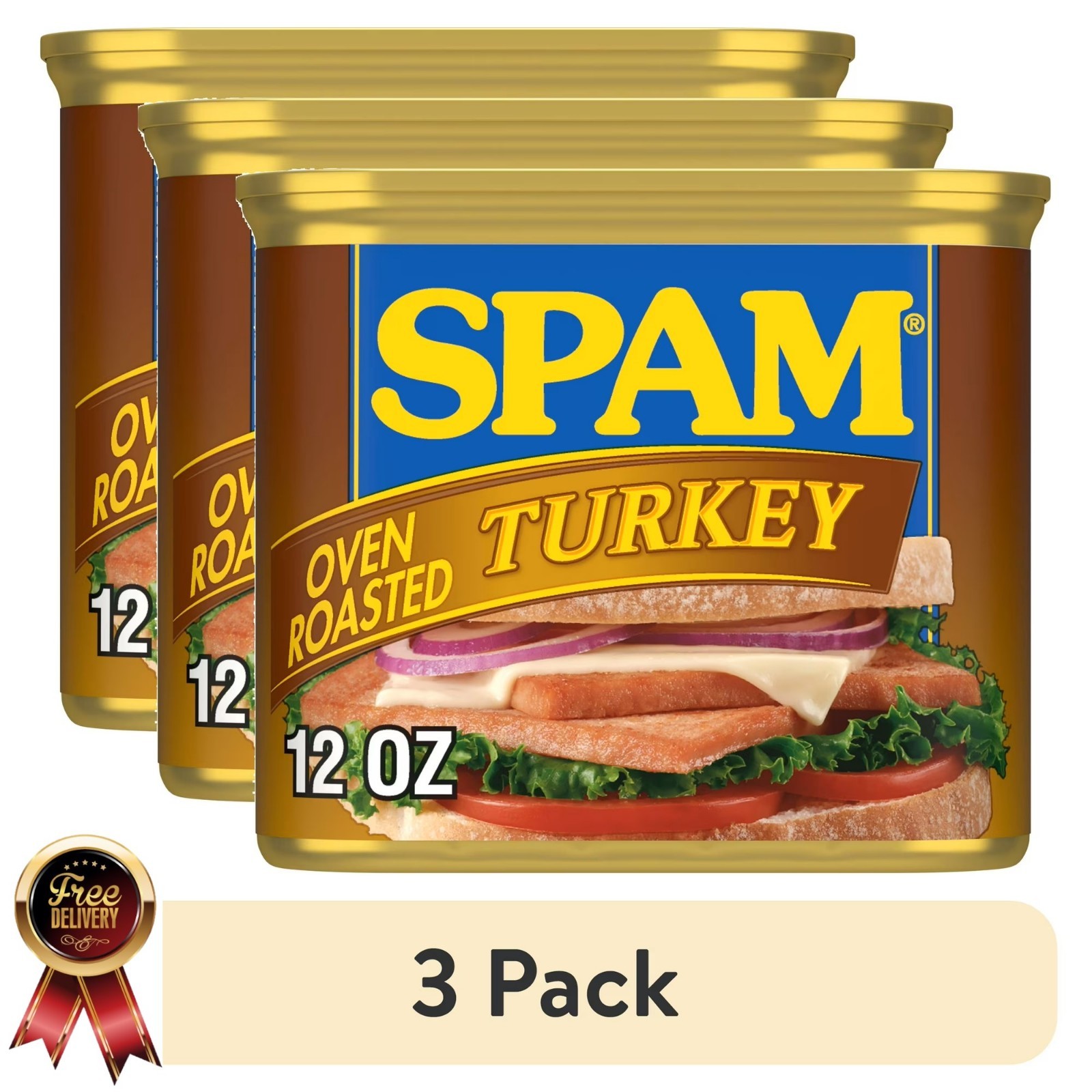 (3 Pack) Oven Roasted Turkey, 12 Oz Can