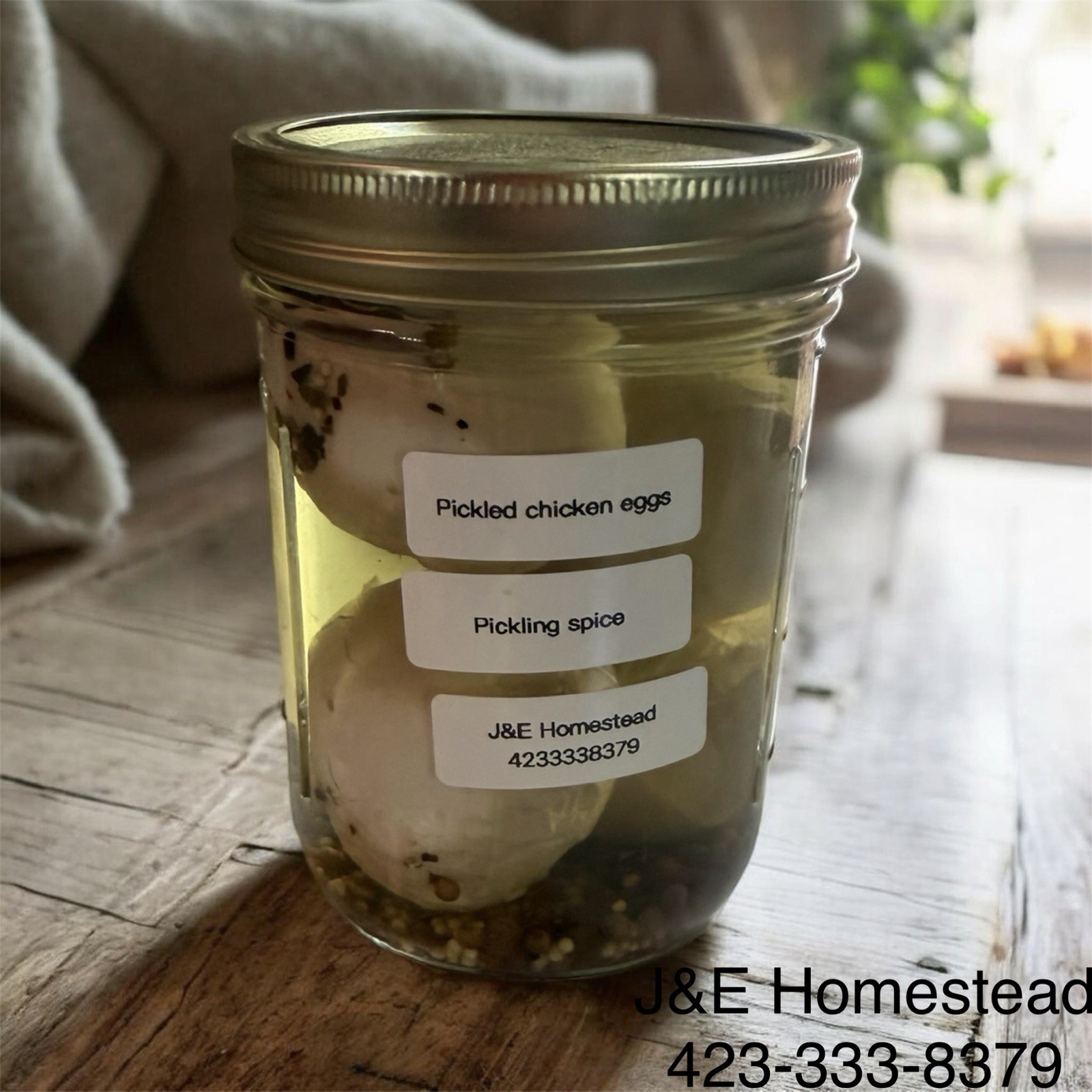 Pickled Chicken Eggs