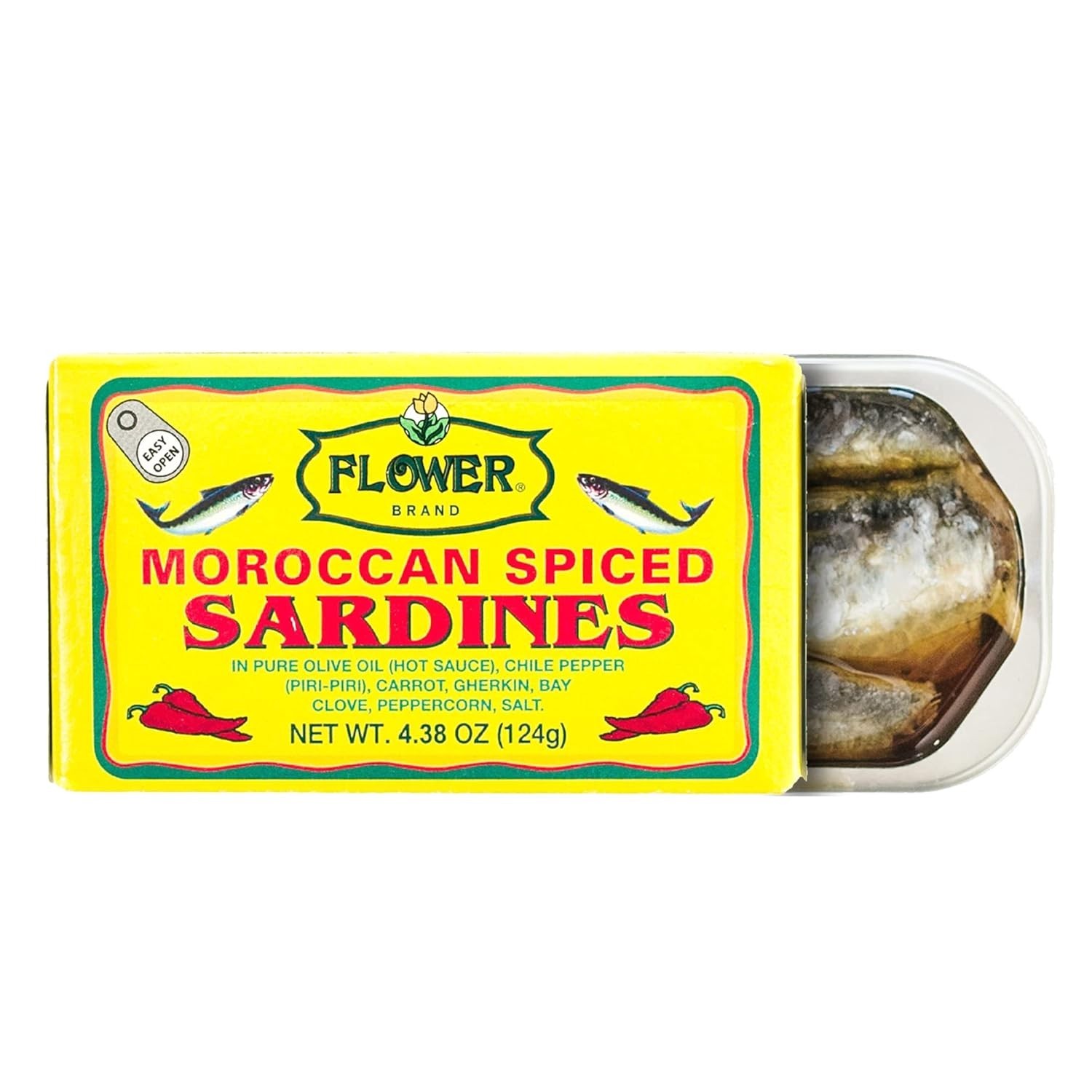 Moroccan Spiced Wild-Caught Sardines in Olive Oil – 5 Can Pack, Keto Friendly