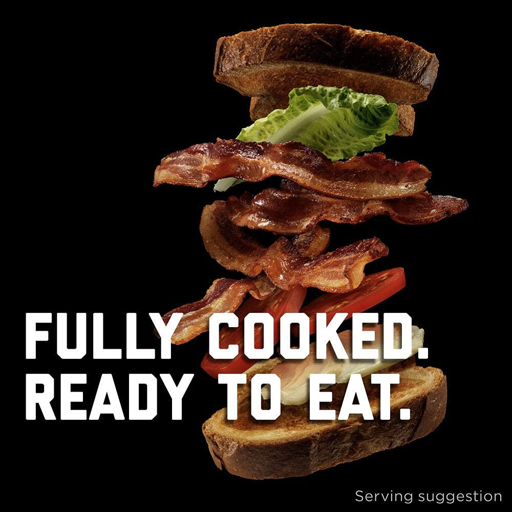Black Label Fully Cooked Bacon,10.5 Ounce (Pack of 2)
