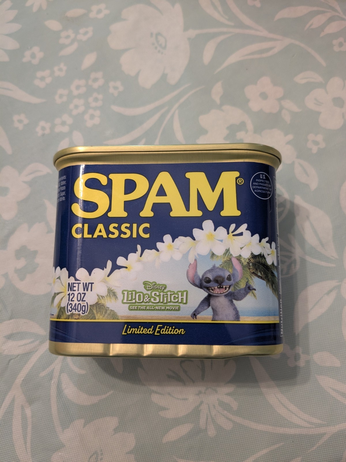 Lilo and Stitch Limited Edition Spam Tin “Shaka” NEW 1 Can