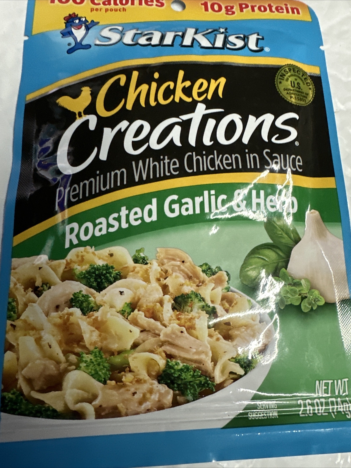 NEW (4) StarKist Chicken Creations BOLD Buffalo Style + Variety 2.6 oz Pouch