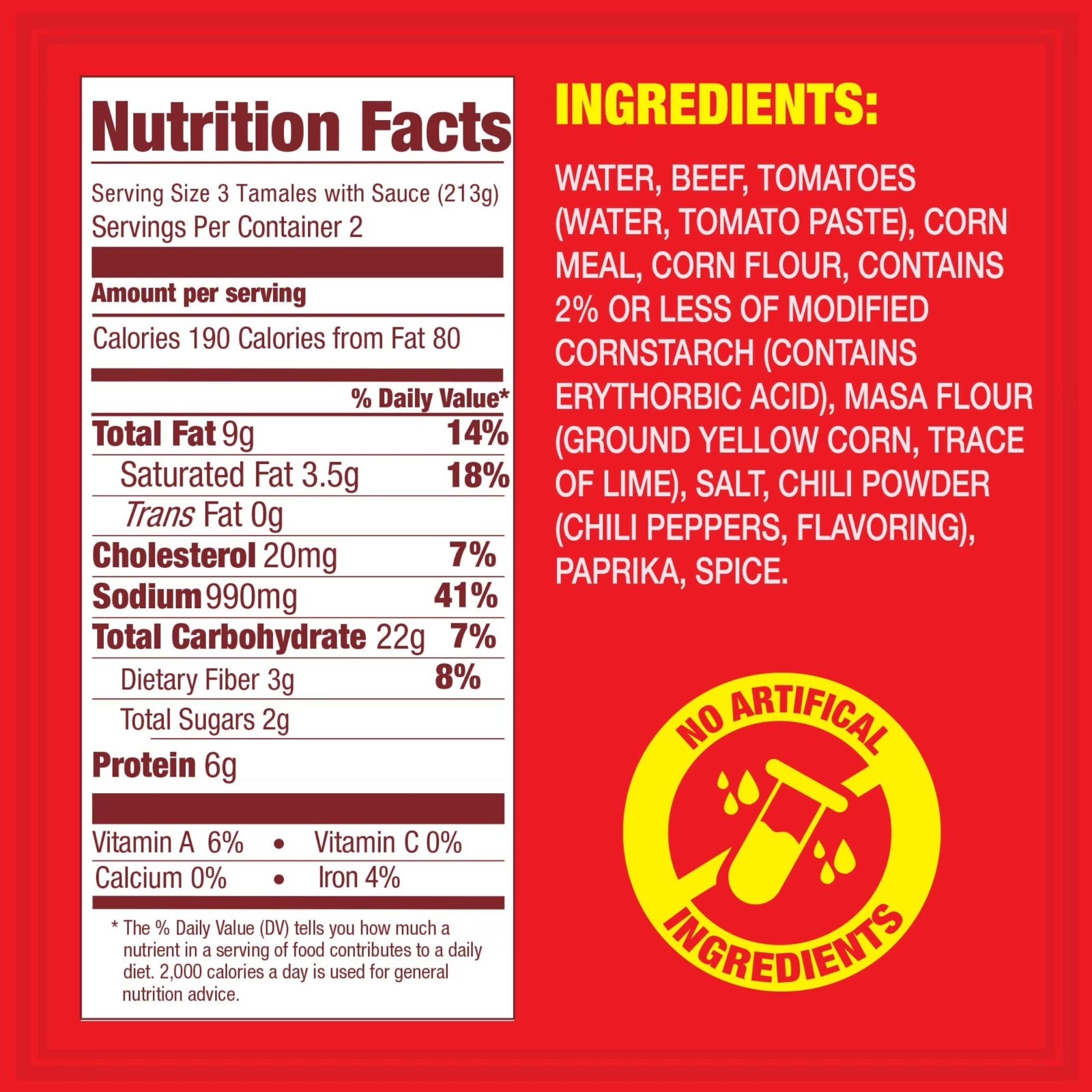 Hormel Canned Beef Tamales 15oz, Slow Cooked Tangy Chili Sauce Prepared Meal 4pk
