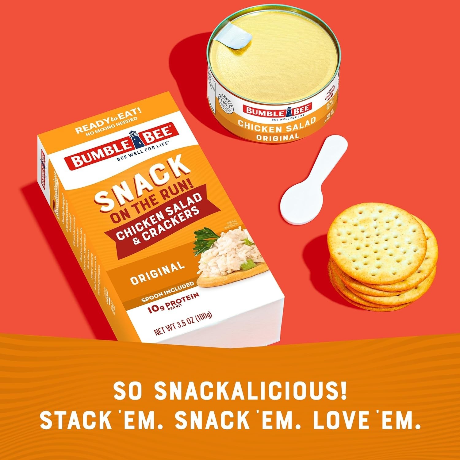 Snack On The Run! Protein-Powered Chicken Salad Pack – 10g Protein