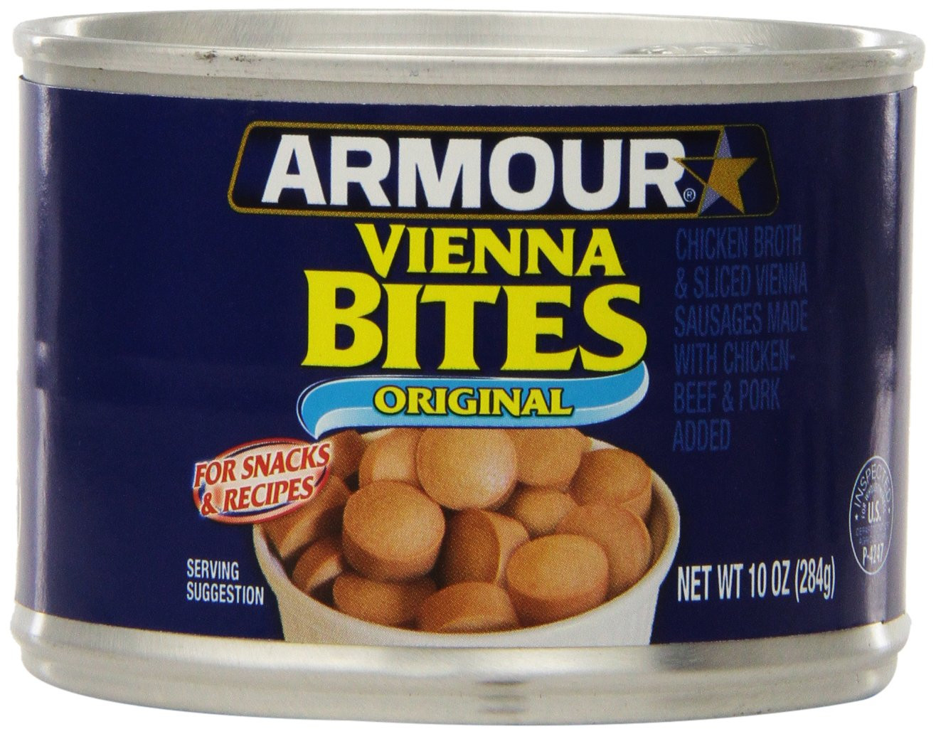 Star Vienna Sausage Bites, Original Flavor, Canned Sausage, 10 OZ (Pack of 12)