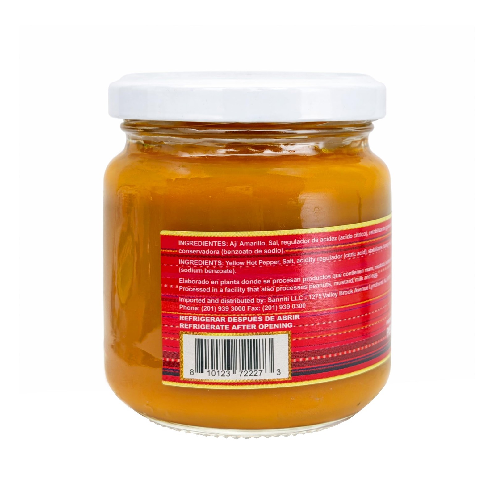 Hot Pepper Spread DOP Molido Paste Aji Amarillo 7.5 oz Pack of 2 Imported Peru