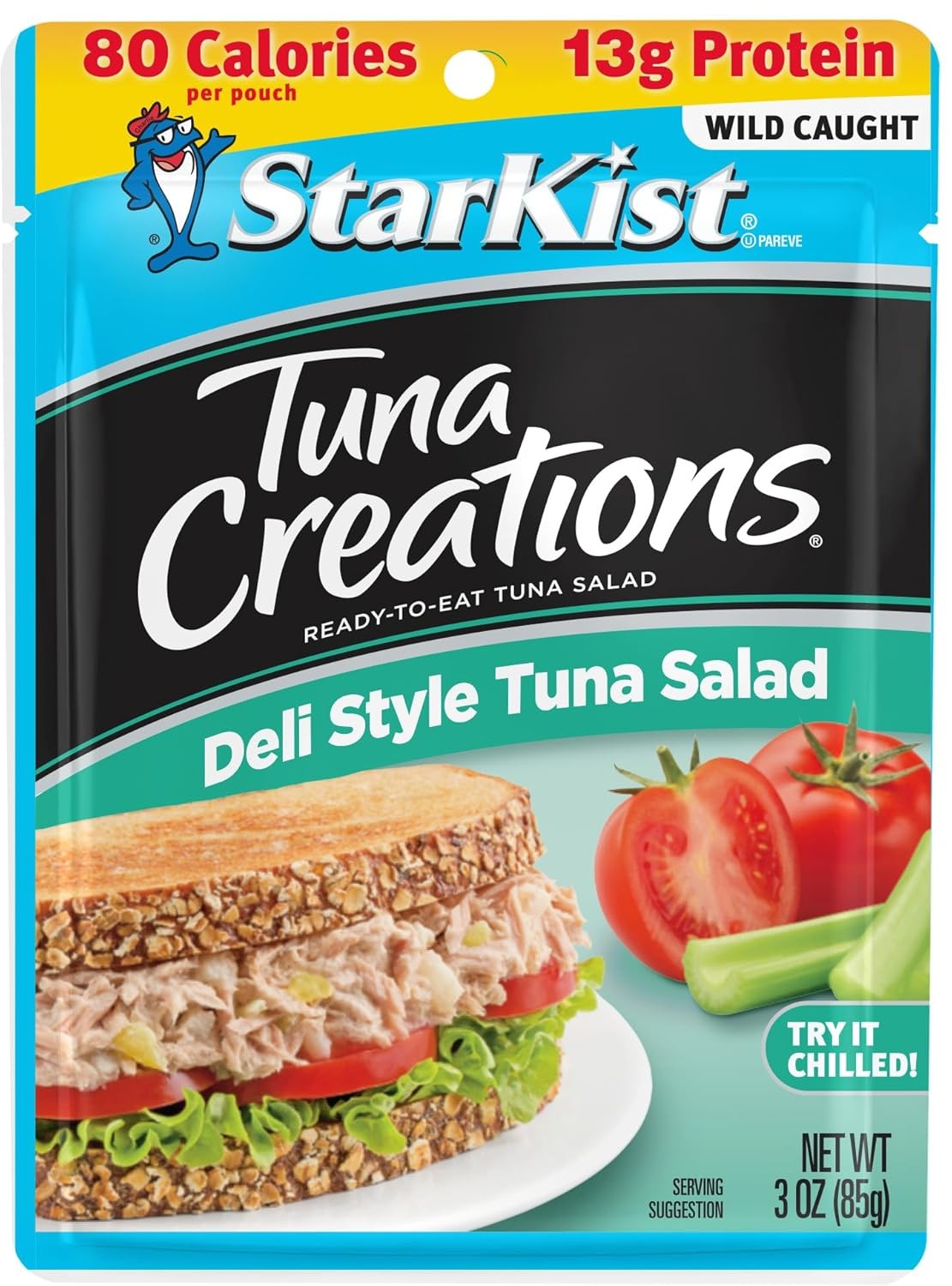 StarKist Tuna Creations Deli Style Tuna Salad 3oz Pouch Ready to Eat