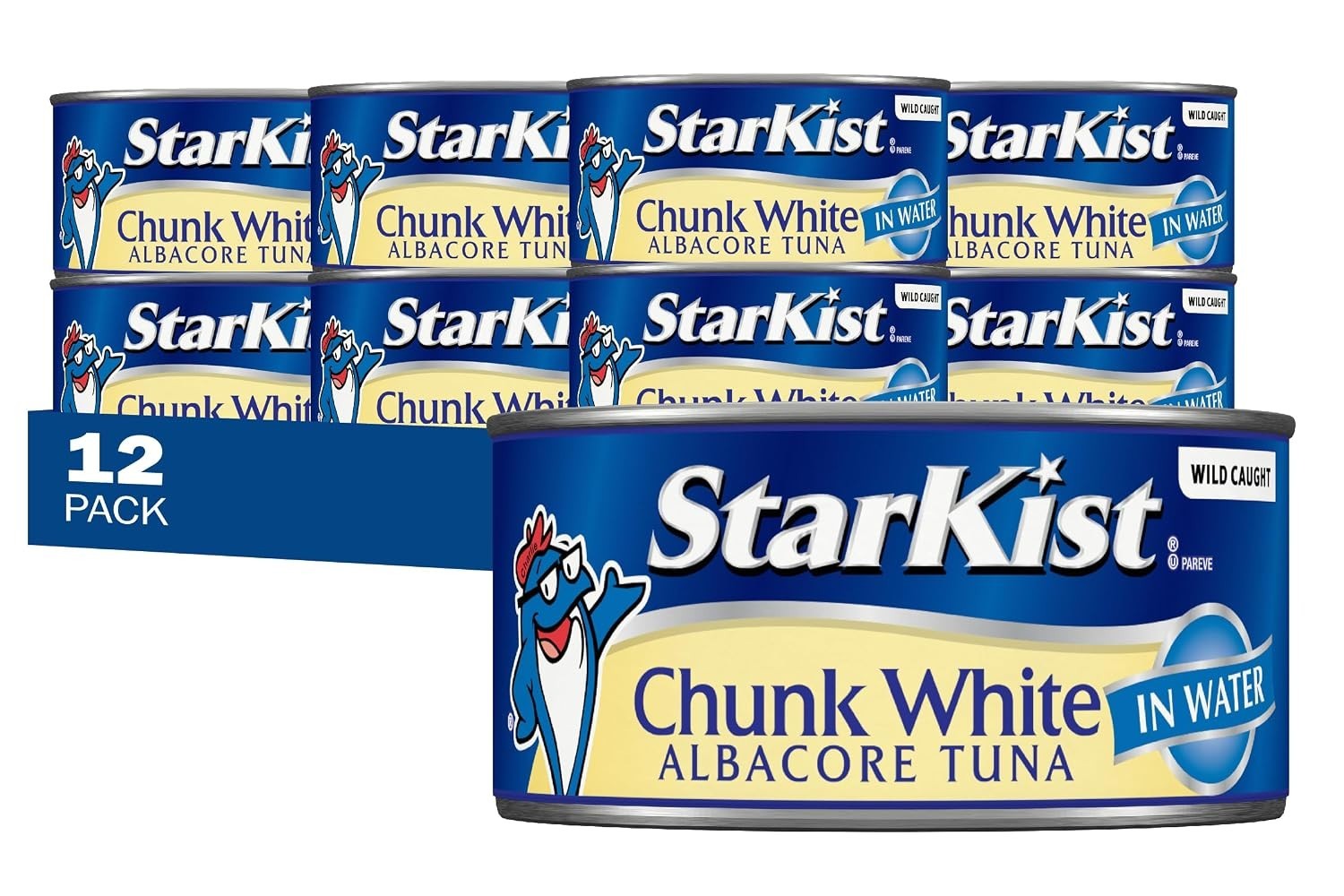 Chunk White Albacore Tuna in Water, 12 Oz, Pack of 12