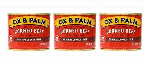Ox & Palm Corned Beef 3 Pack