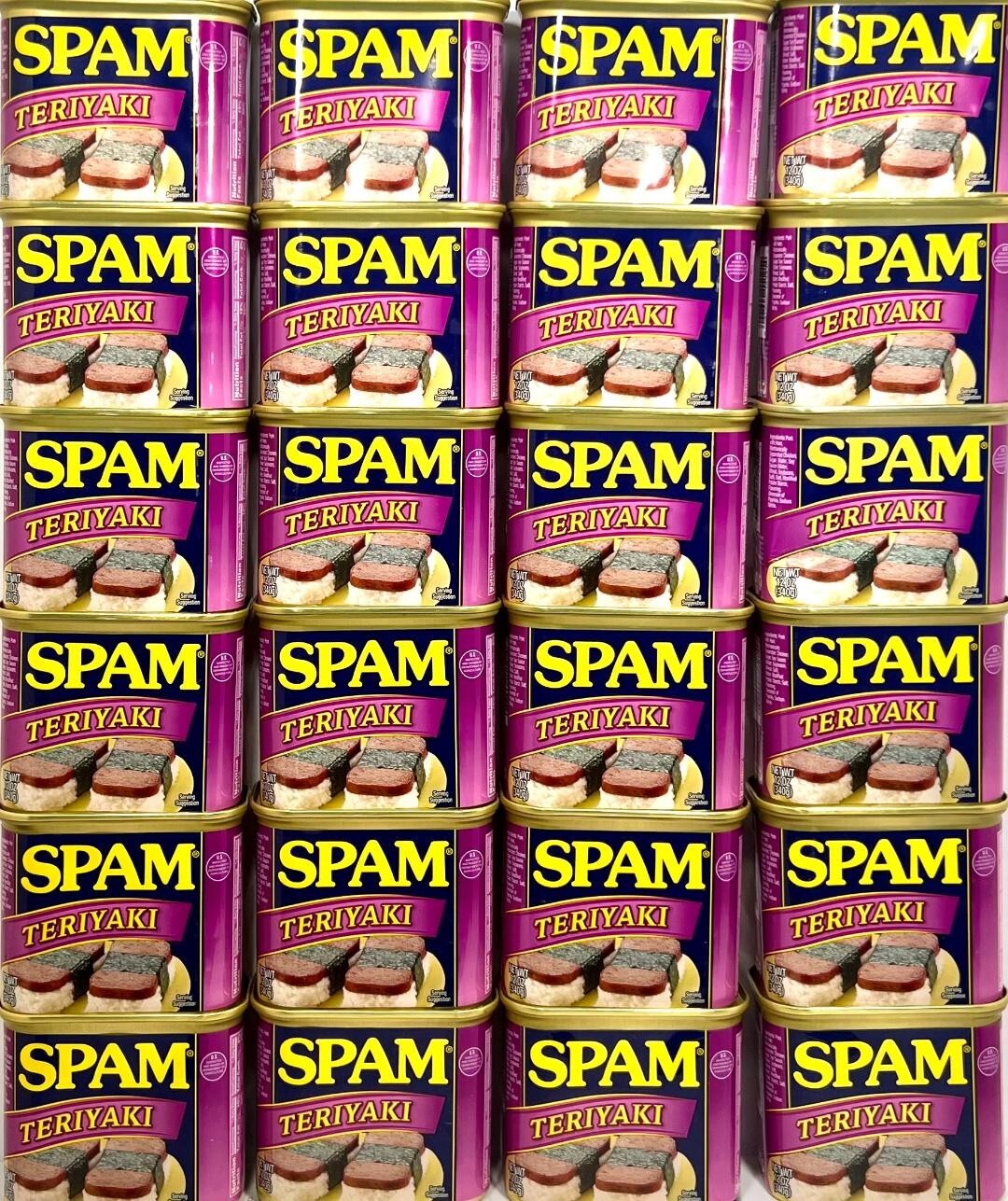 Spam Teriyaki Luncheon Meat 12 oz ( Pack of 24 )