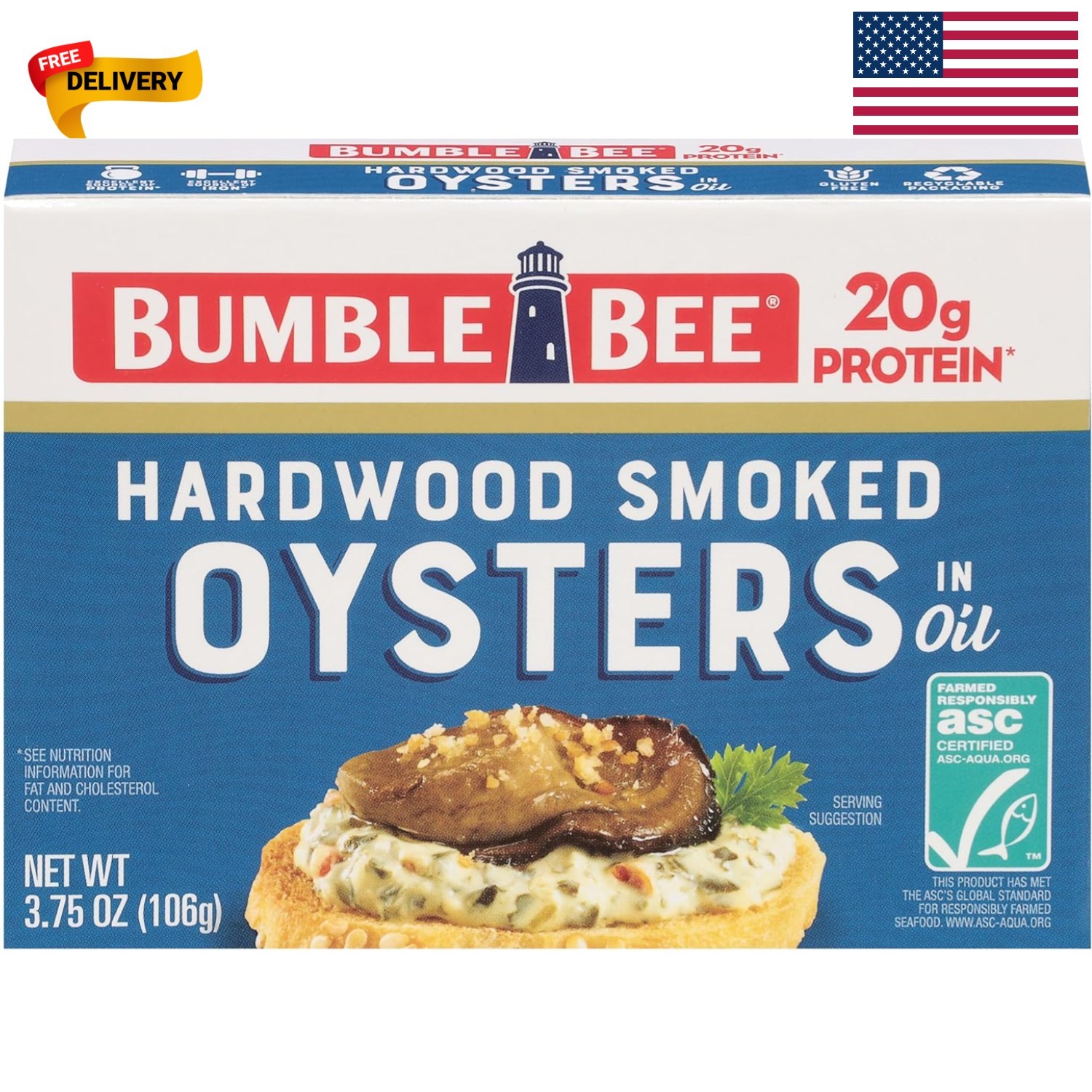 Smoked Oysters in 3.75 oz Can – Deliciously Gluten Free & Protein-Rich