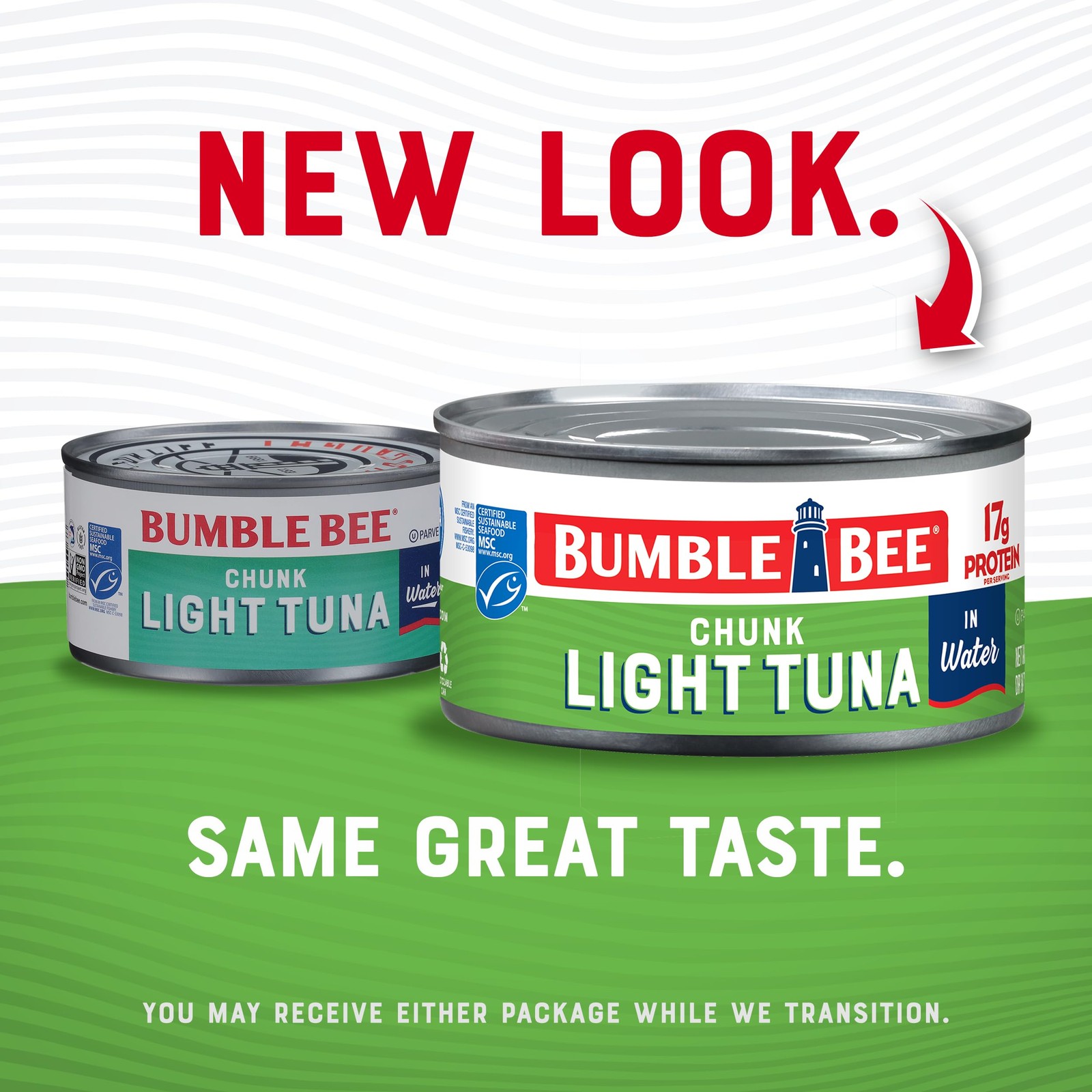 Bumble Bee Chunk Light Tuna in Water, 12 oz Can, Pack of 12