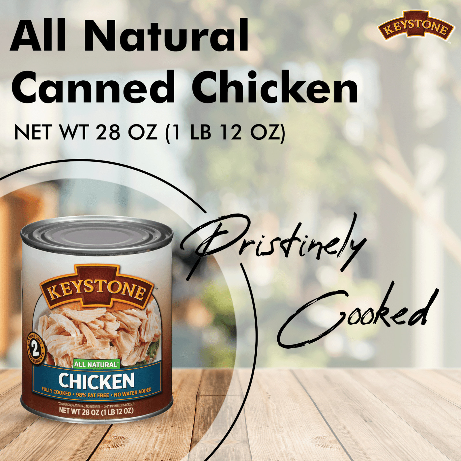 Keystone All Natural Chicken, 28 oz Can (2 Pack) Free Shipping