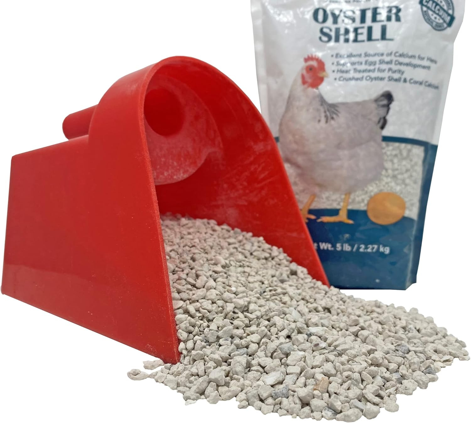 Oyster Shell – Calcium Supplement to Support Laying Hens and Strong Egg Shell De
