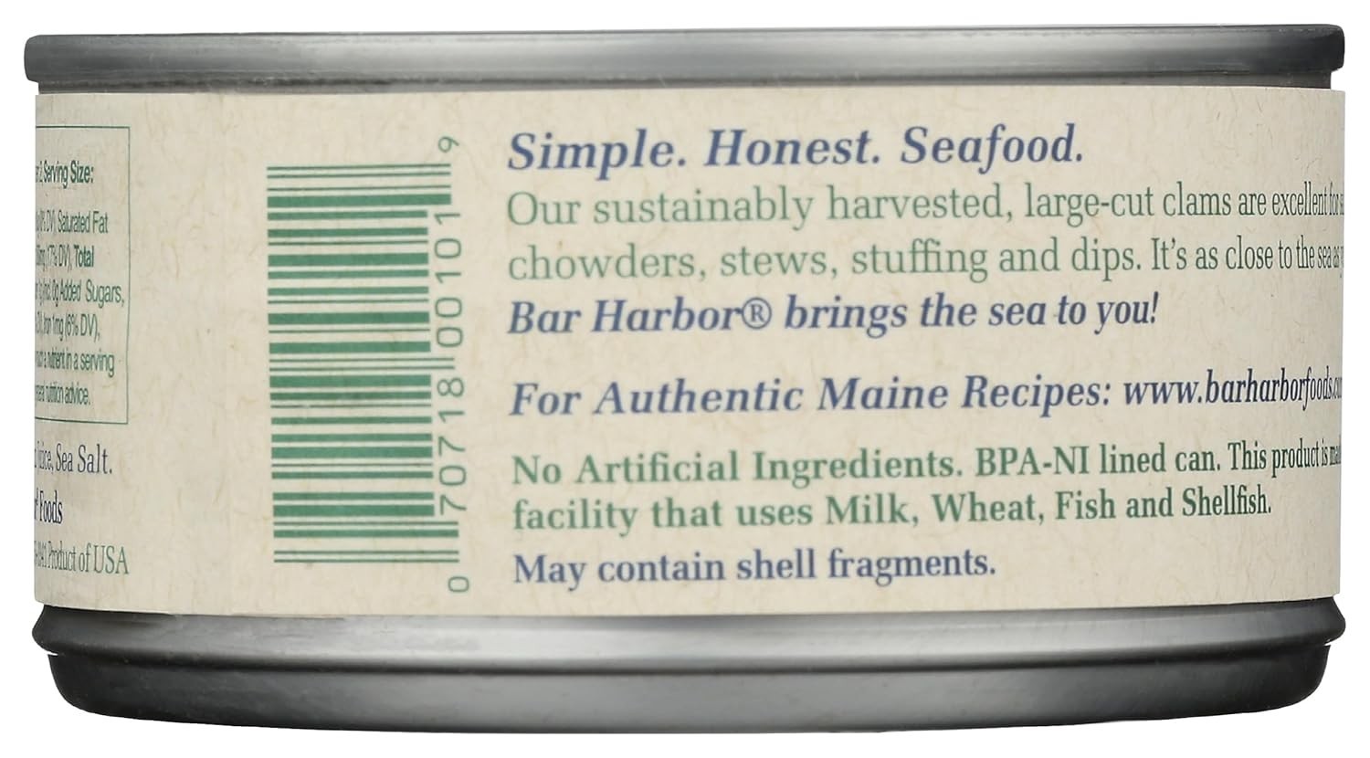 All-Natural Chopped Surf Clams – 6.5 oz – Perfect for Gourmet Dishes