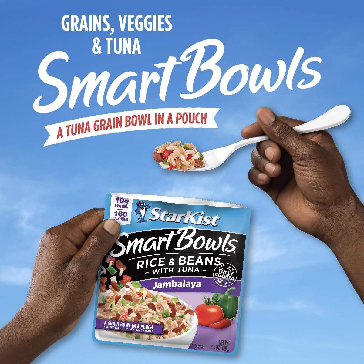 StarKist Smart Bowls Tuna, Rice and Beans, Jambalaya, 0.38 Ounce (Pack of 12)