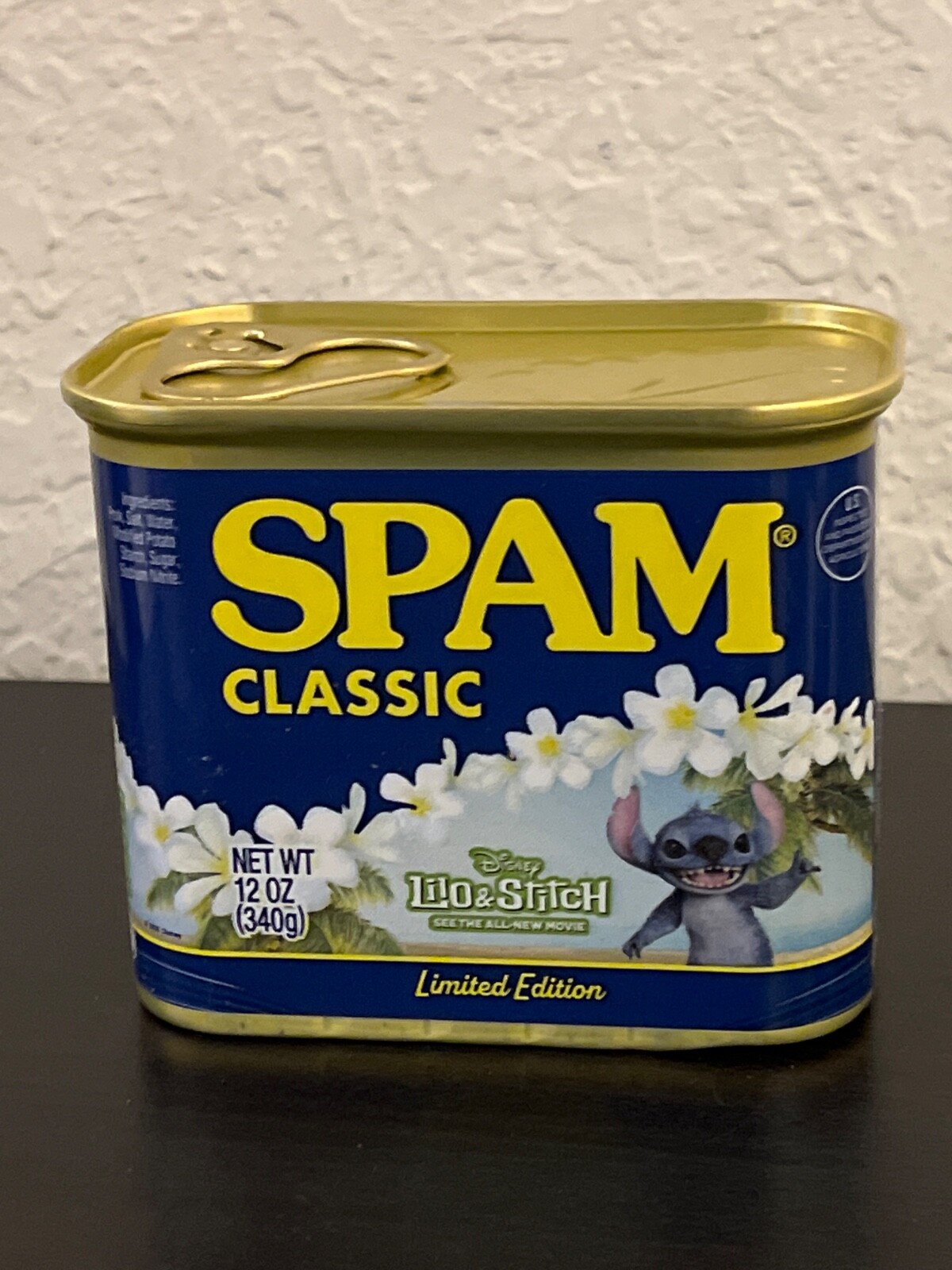 SPAM SET of 3 CANS Disney Lilo & STITCH Limited Edition Hula, Shaka & Surf NEW