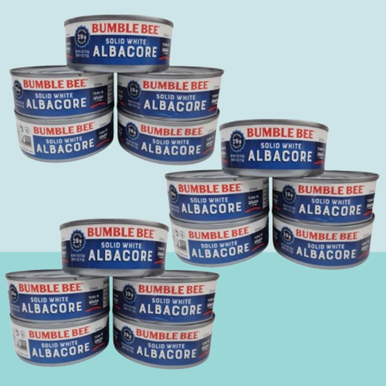BUMBLE BEE SOLID WHITE ALBACORE TUNA IN WATER 5 OZ NWOB EXP: 2028 15PCS