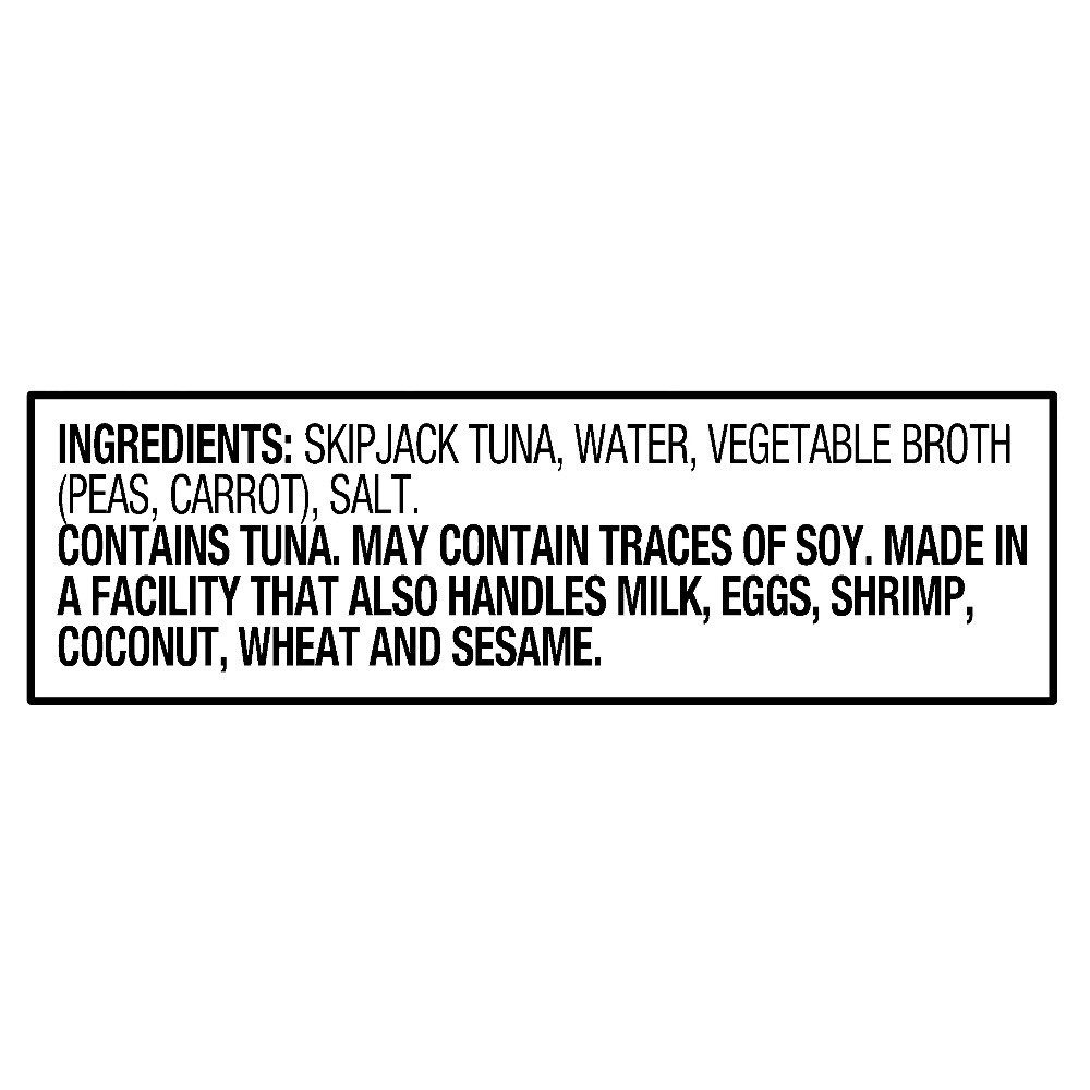 Canned Light Tuna in Water 5 Oz 48 Pack Wild Caught Pouch for Recipes Salad