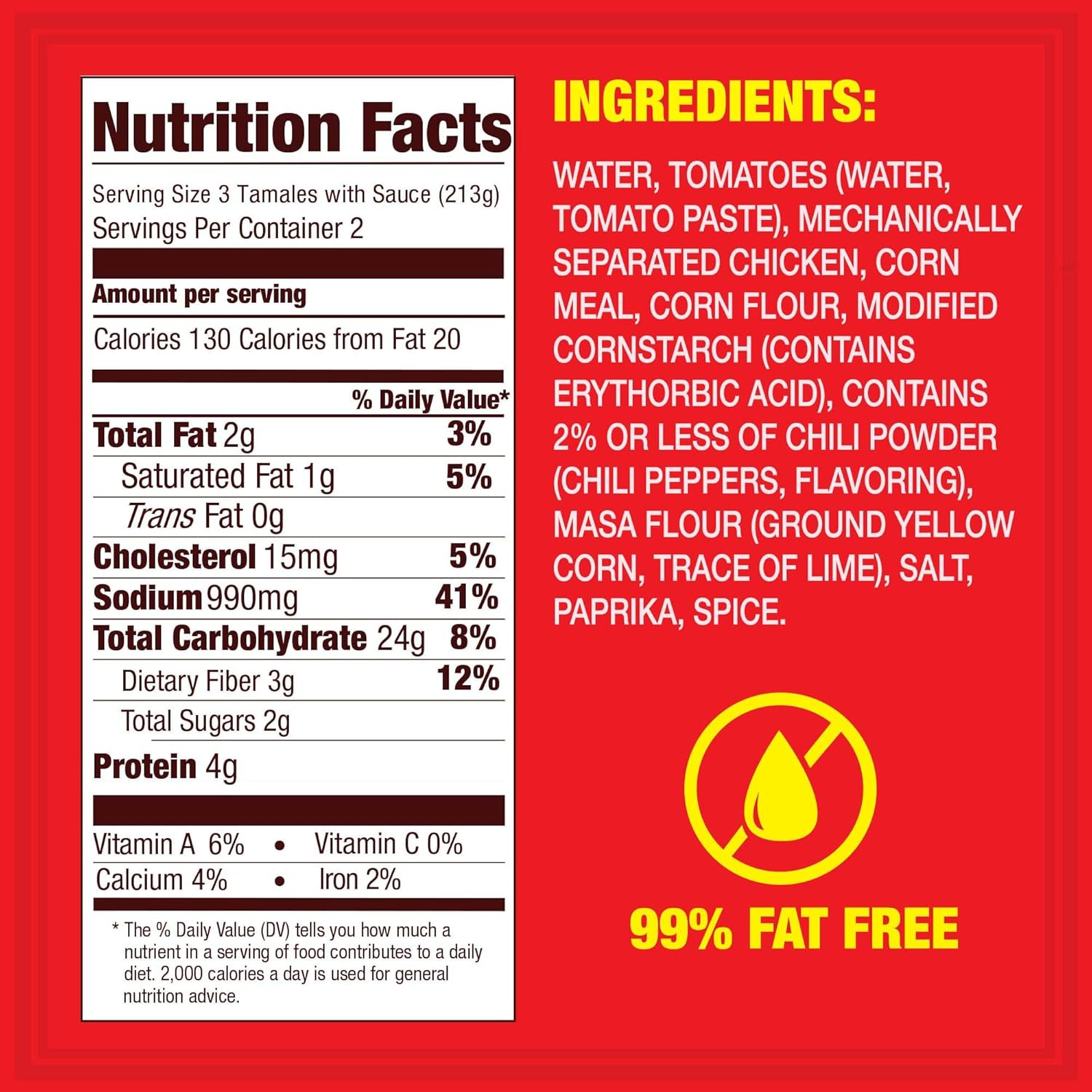 Chicken Tamales, Canned Tamales, 15 Oz (Pack of 12)