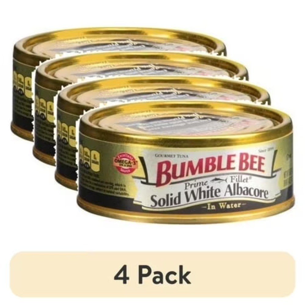 Solid White Albacore Tuna in Water – Wild Caught, Gluten Free, 32g Protein,