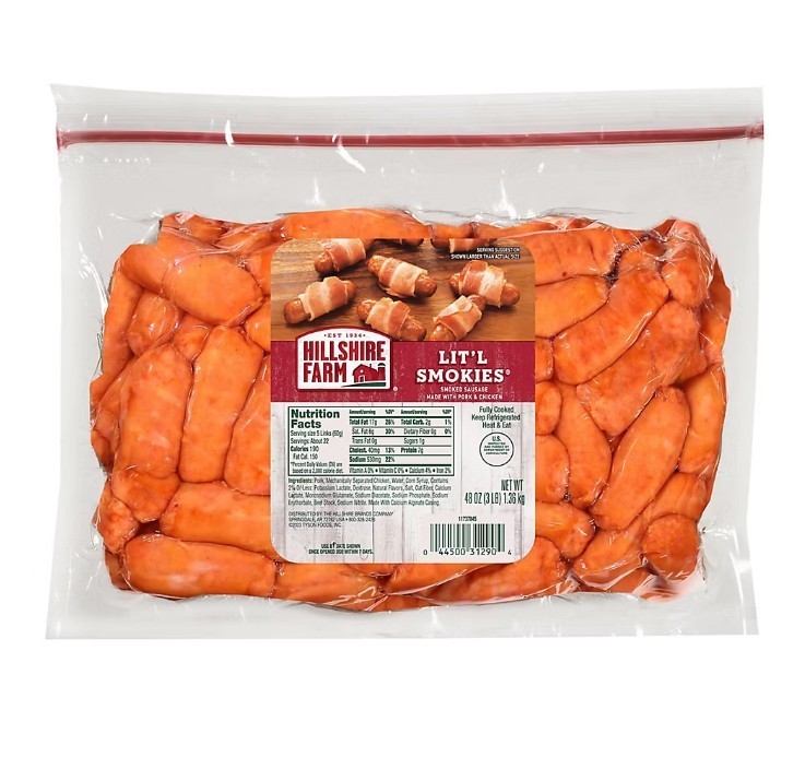 Hillshire Farm Lit’L Smokies Smoked Sausages, 48 oz.