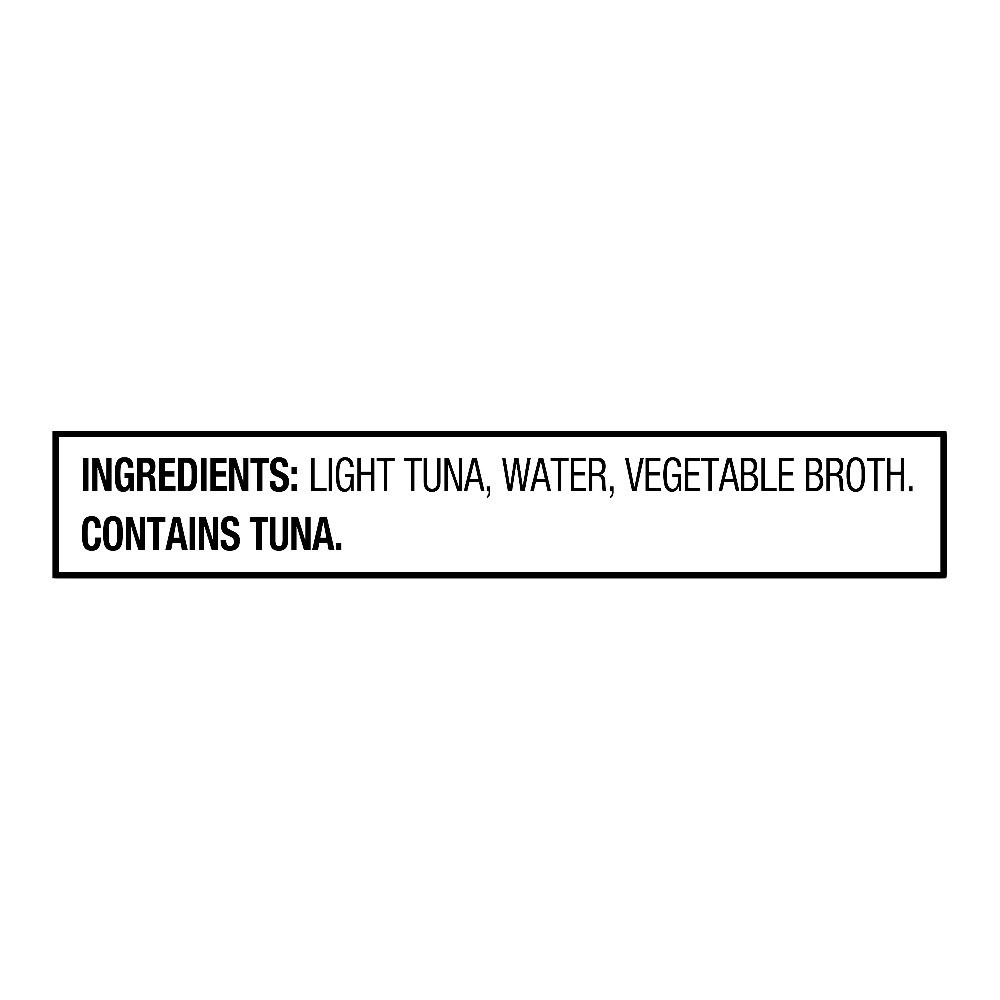 (6 pack) Chunk Light Tuna in Water, 5 oz, 4 Pack