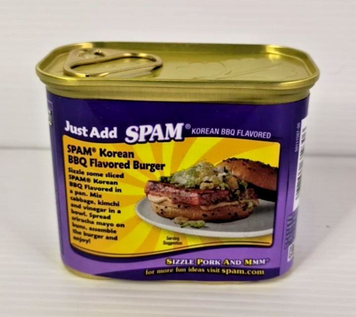 12 Cans Of SPAM Korean BBQ Flavored, Canned Meat, Best By May 2028